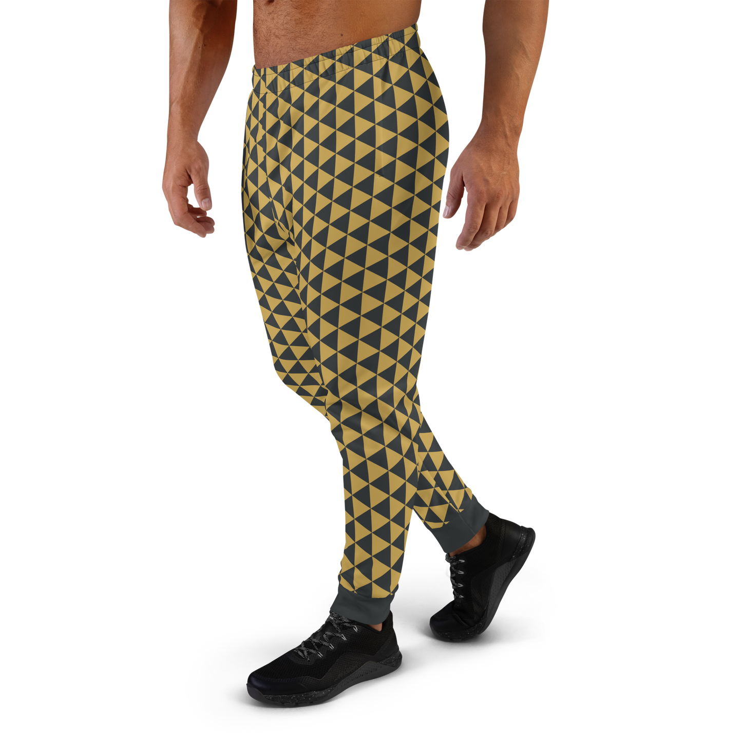 Gold Uroko Men's Joggers - Oni Threads