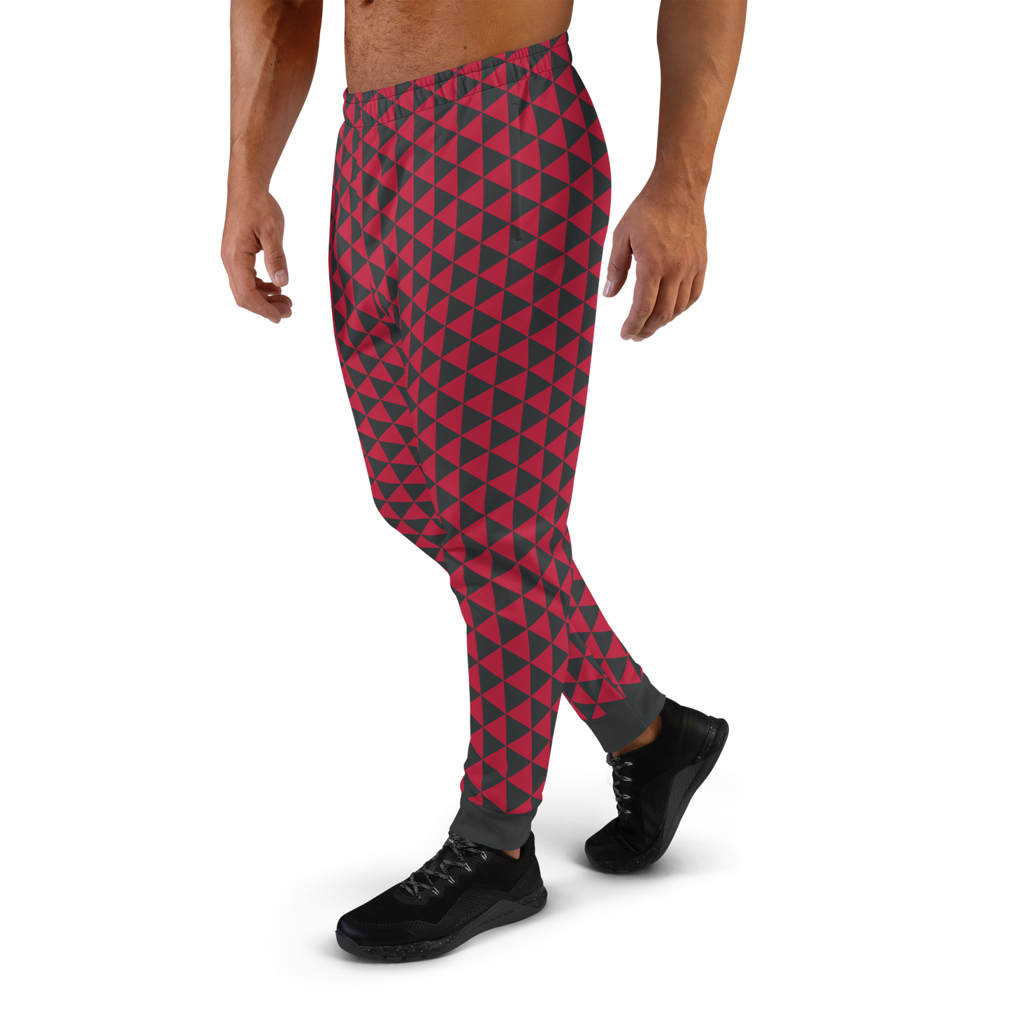 Red Uroko Men's Joggers - Oni Threads