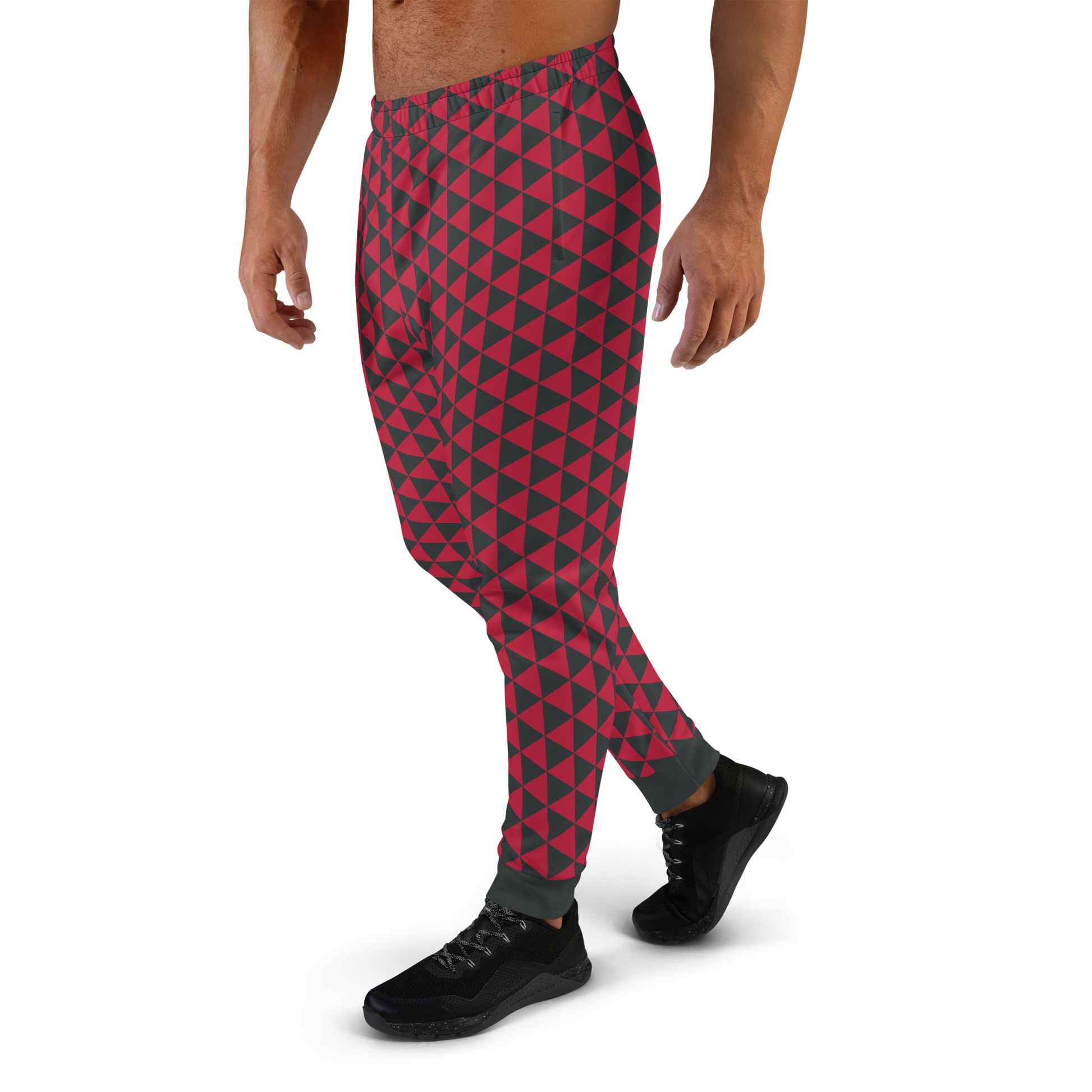 Red Uroko Men's Joggers - Oni Threads