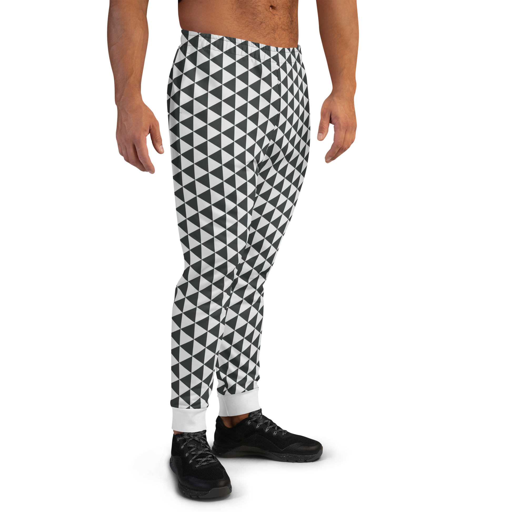 White Uroko Men's Joggers - Oni Threads