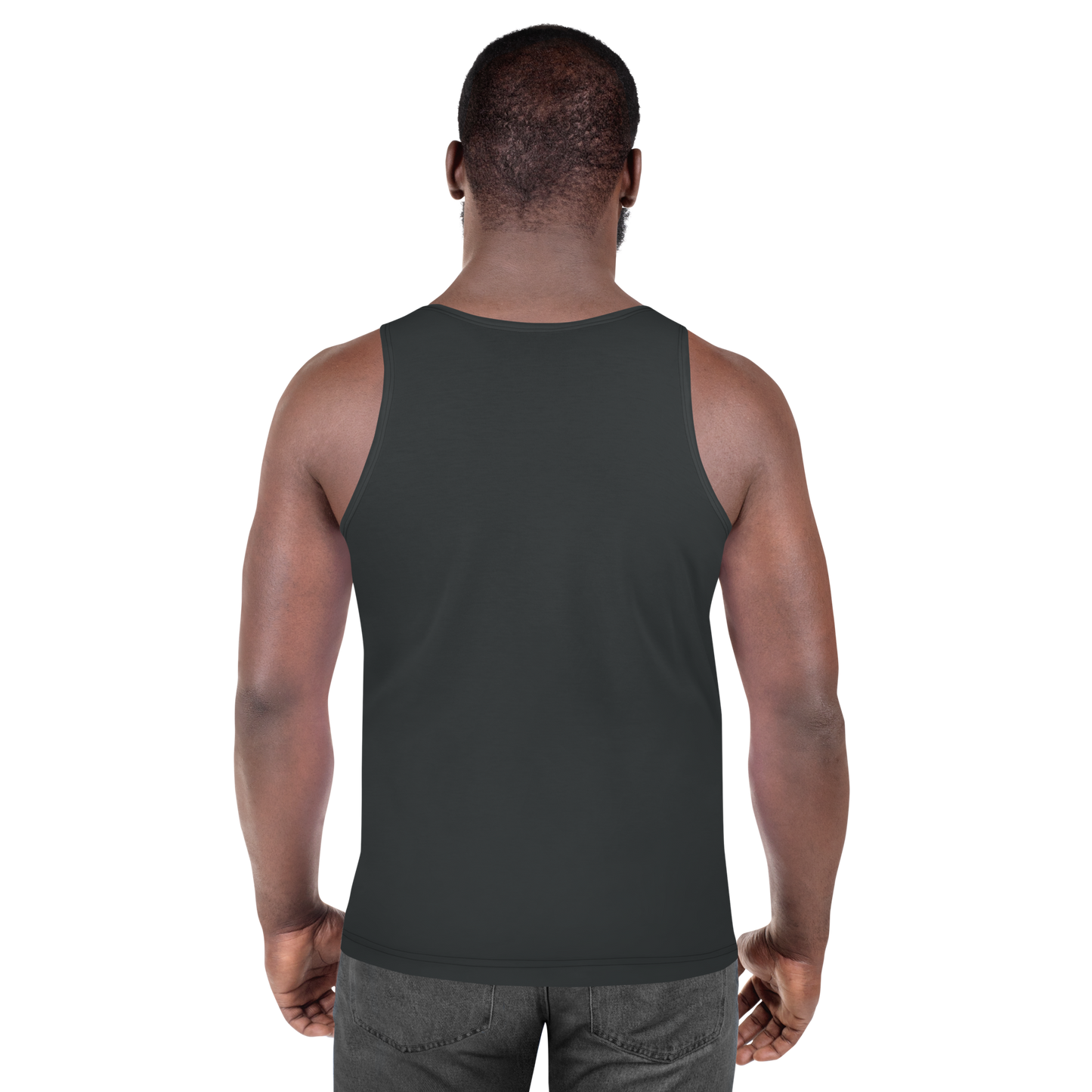 Charcoal Kikkou Unisex Tank Top - Oni Threads