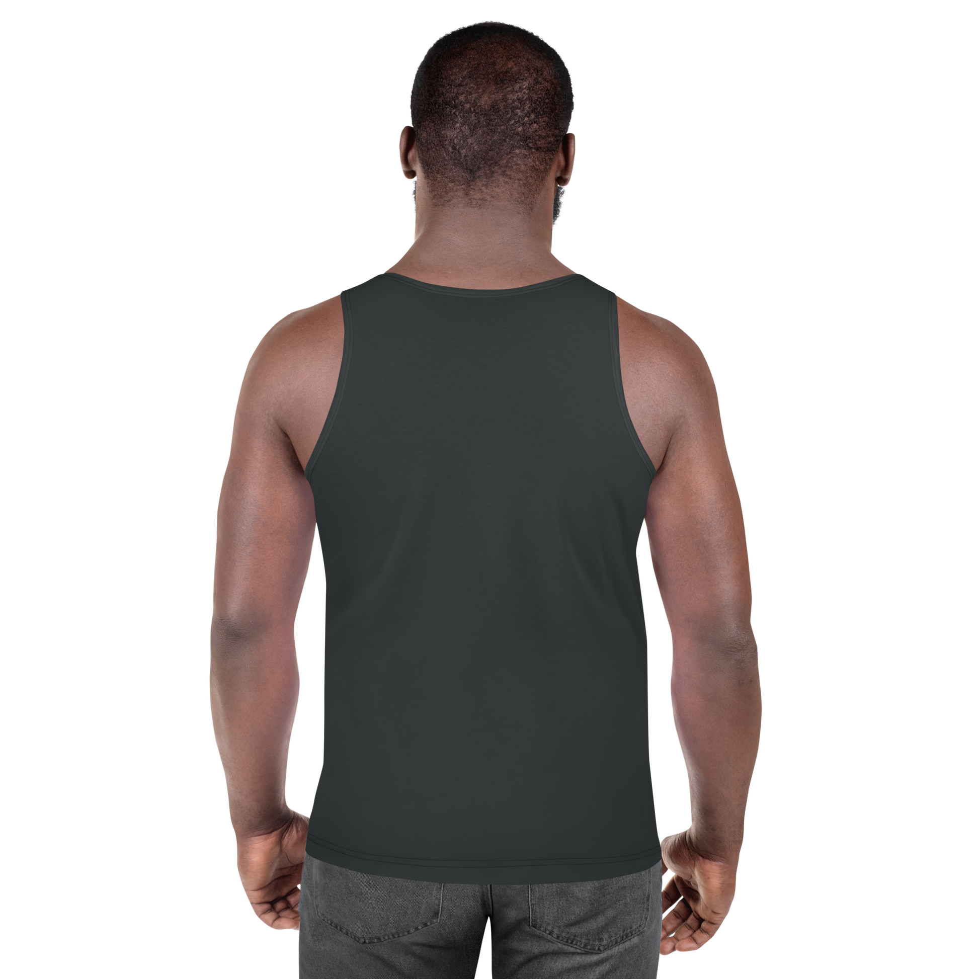 Charcoal Kikkou Unisex Tank Top - Oni Threads