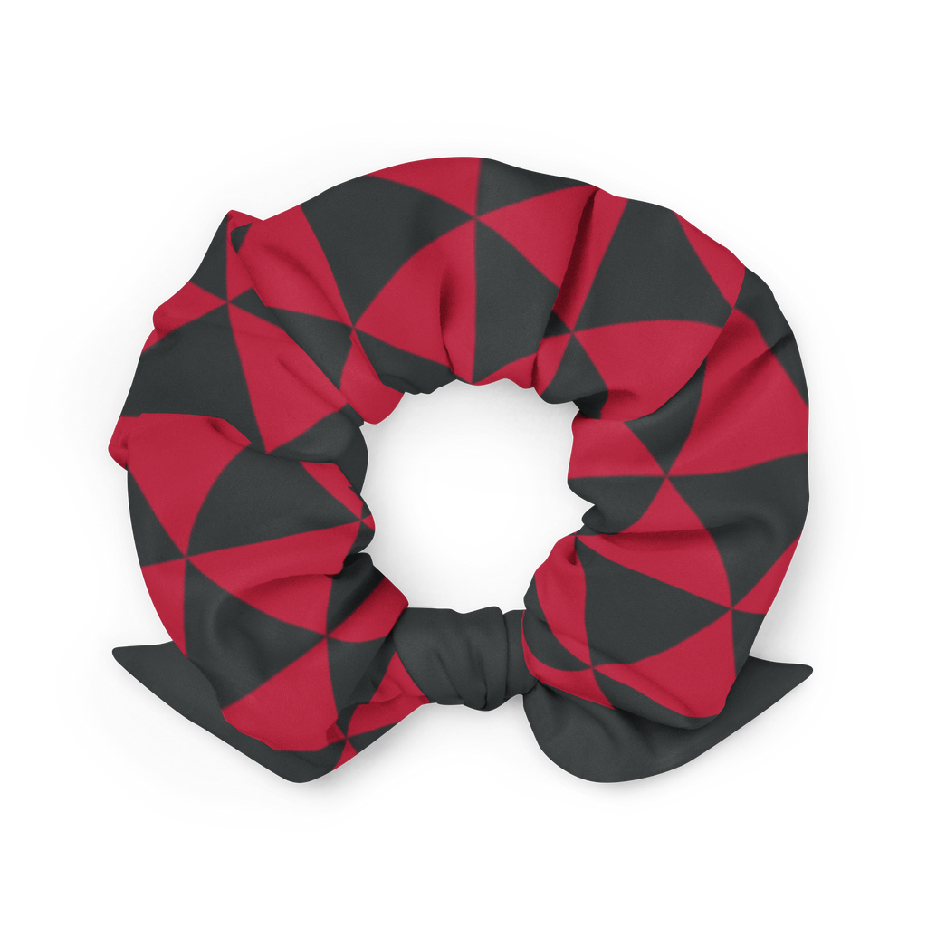 Red Uroko Scrunchie - Oni Threads