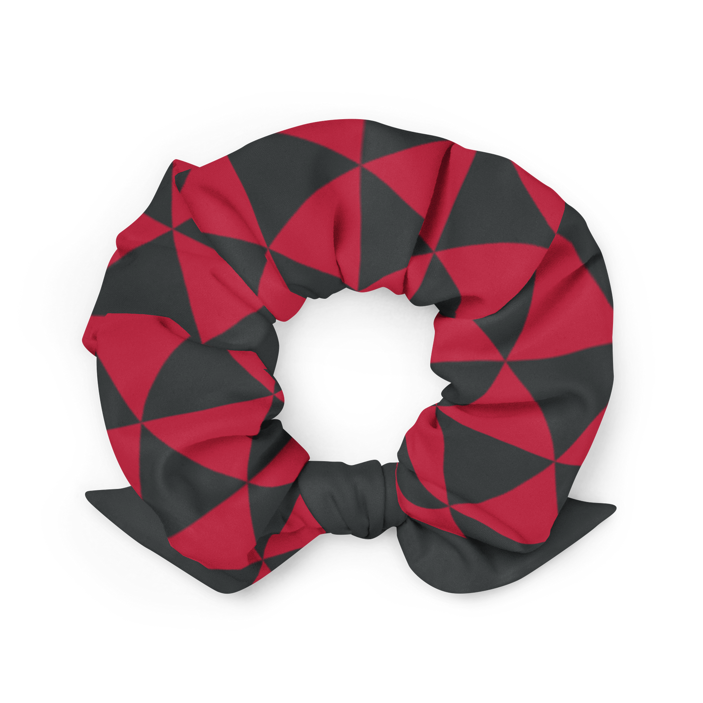 Red Uroko Scrunchie - Oni Threads