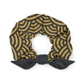 Gold Seigaiha Scrunchie - Oni Threads