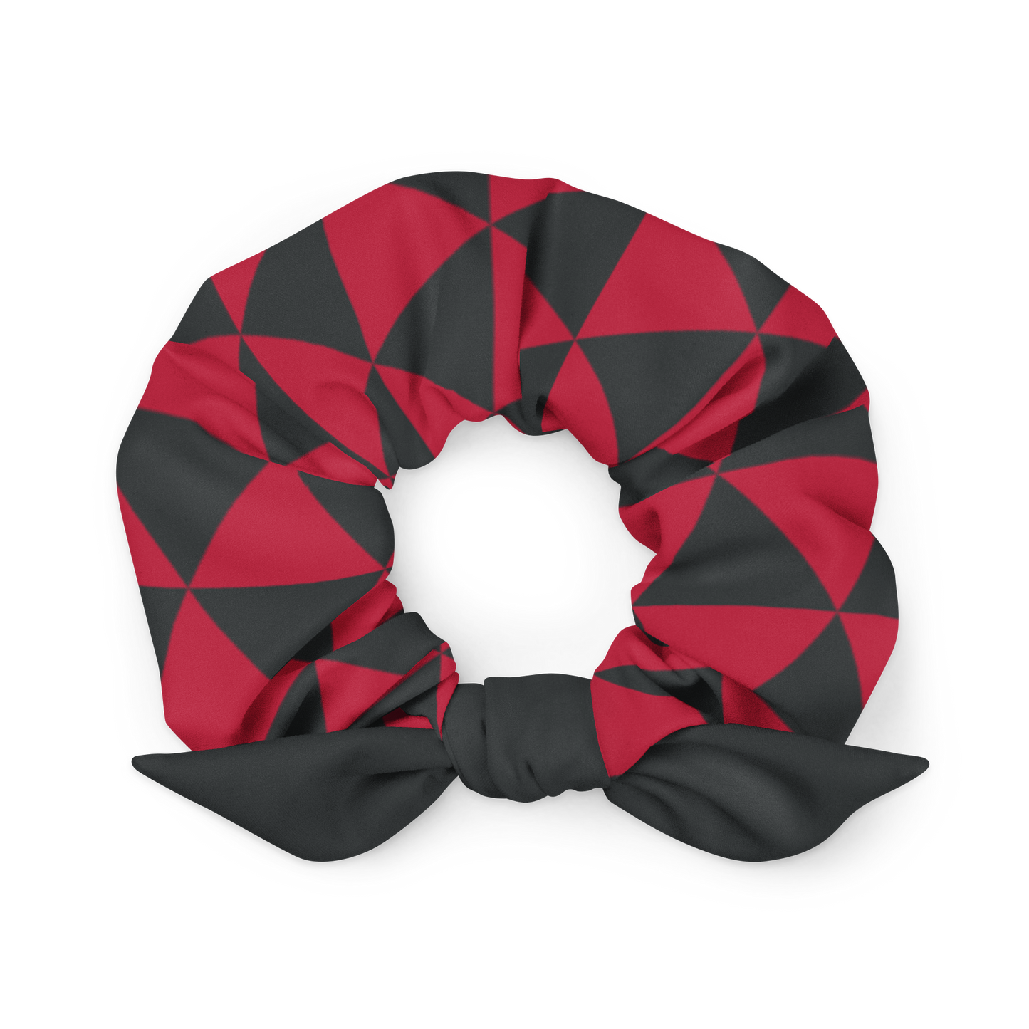 Red Uroko Scrunchie - Oni Threads