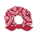 Red Kikkou Scrunchie - Oni Threads