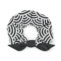 White Seigaiha Scrunchie - Oni Threads