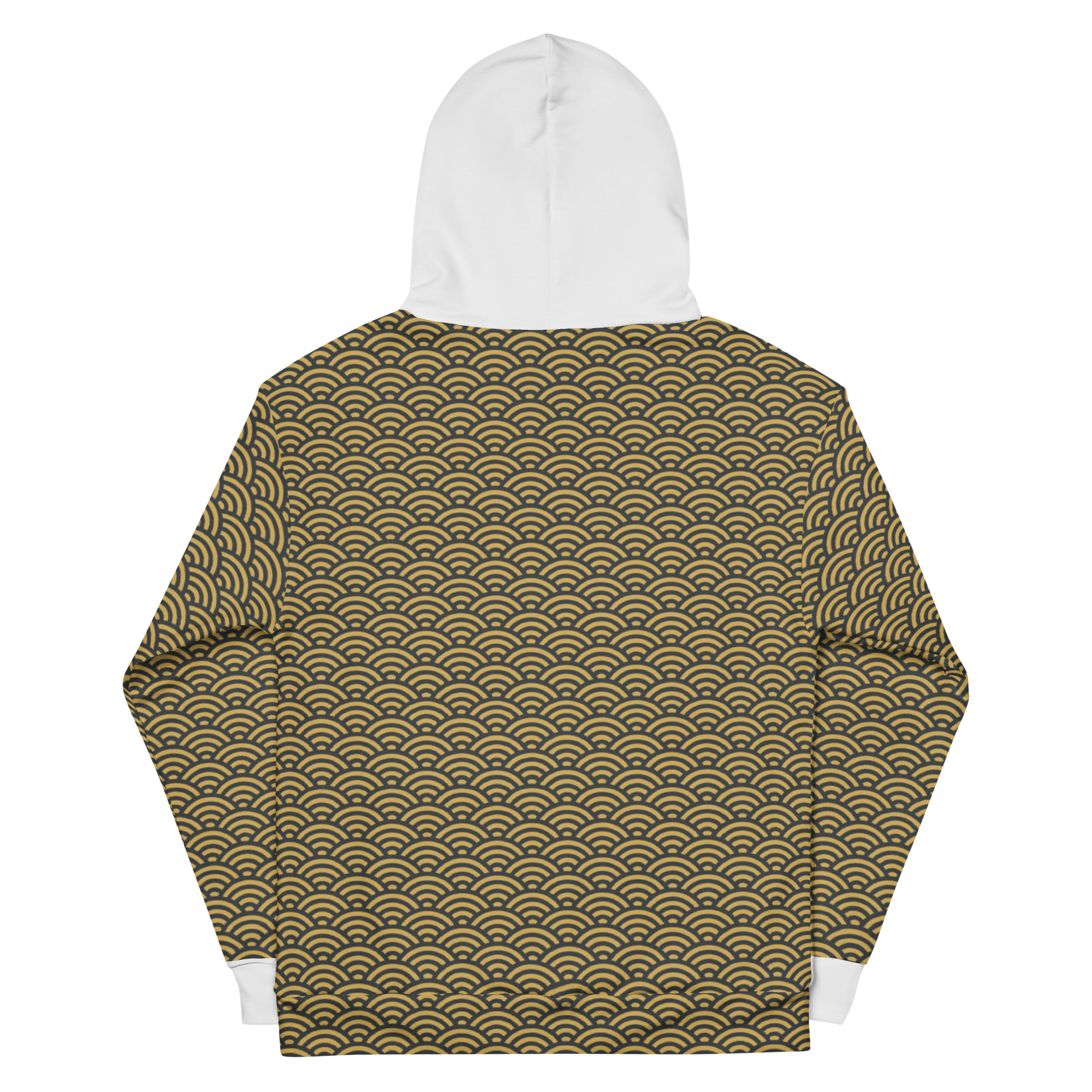 Samurai Seigaiha Hoodie - Oni Threads