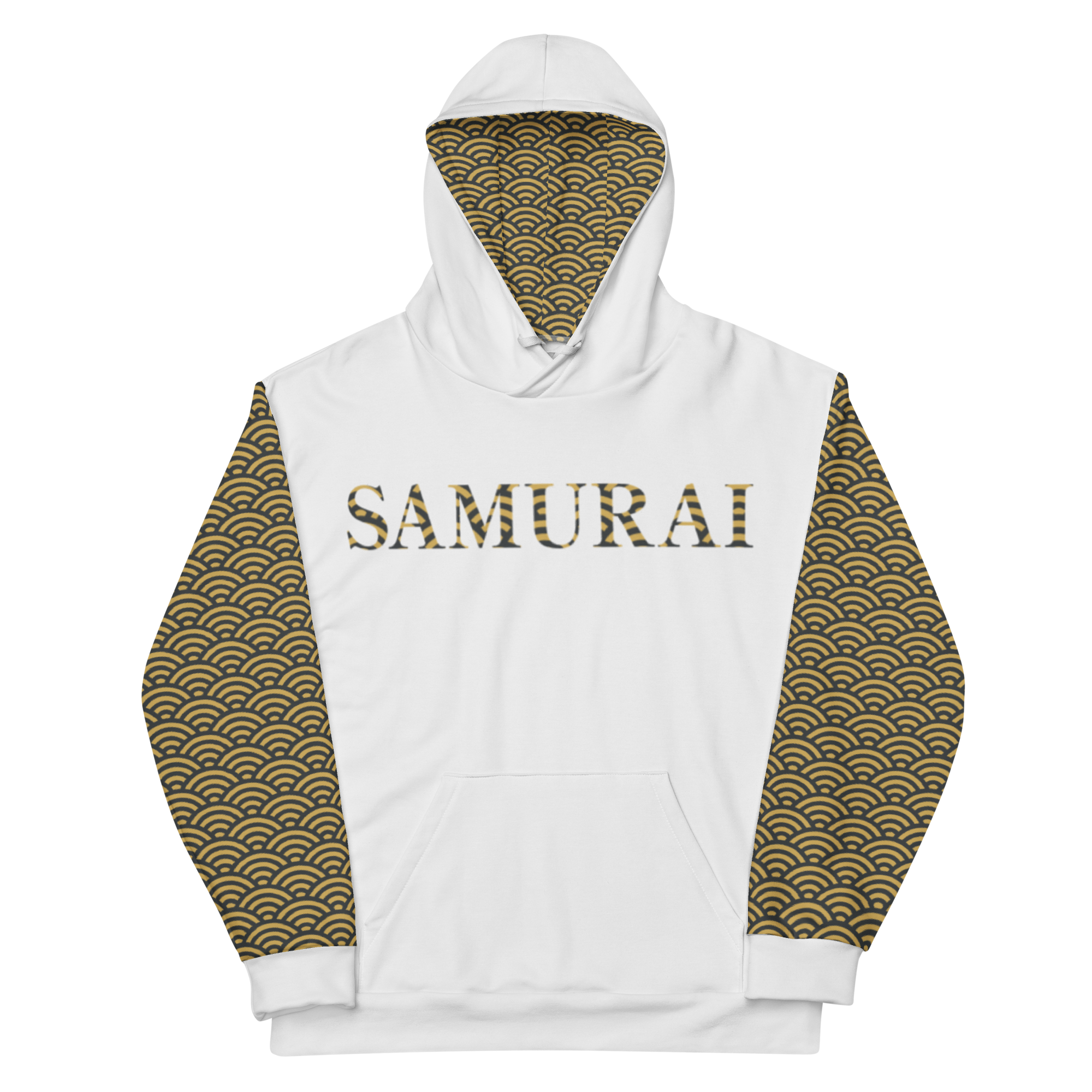Samurai Seigaiha Hoodie - Oni Threads