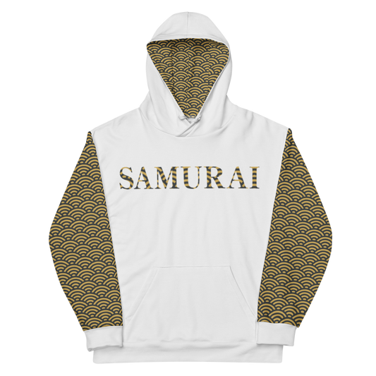 Samurai Seigaiha Hoodie - Oni Threads