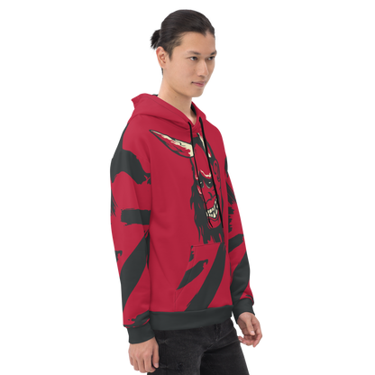 Japanese Demon Oni Mask Unisex Hoodie - Oni Threads