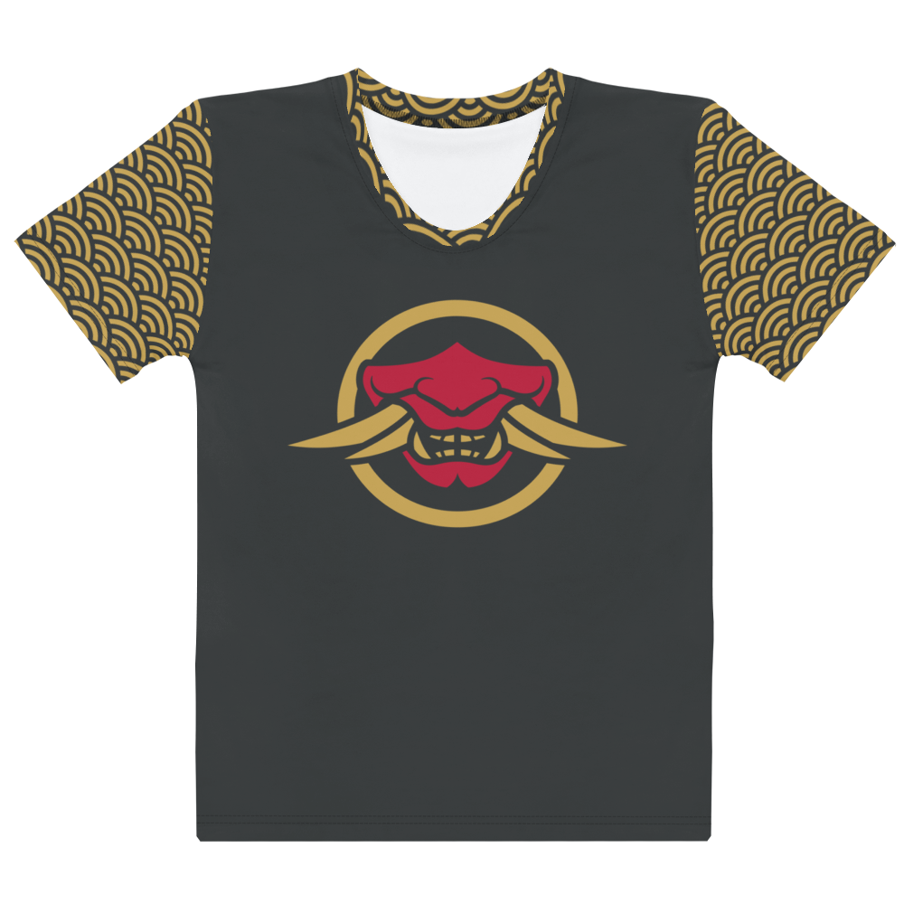 Orochi Gold Seigaiha Women's T-Shirt - Oni Threads