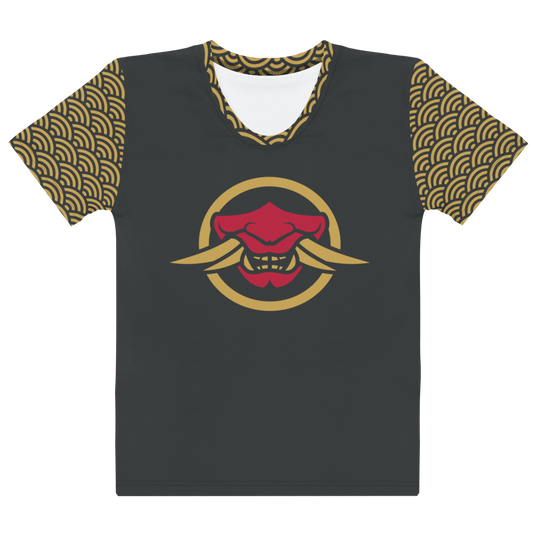 Orochi Gold Seigaiha Women's T-Shirt - Oni Threads