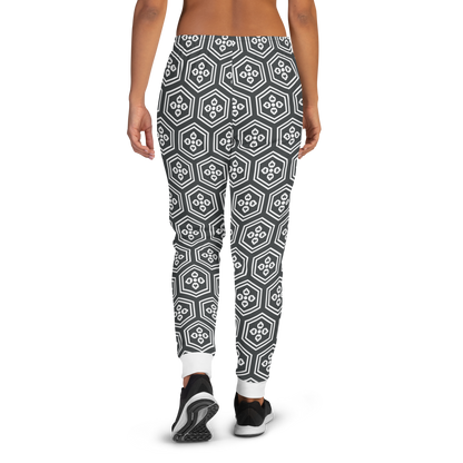 Charcoal Kikkou Women's Joggers - Oni Threads