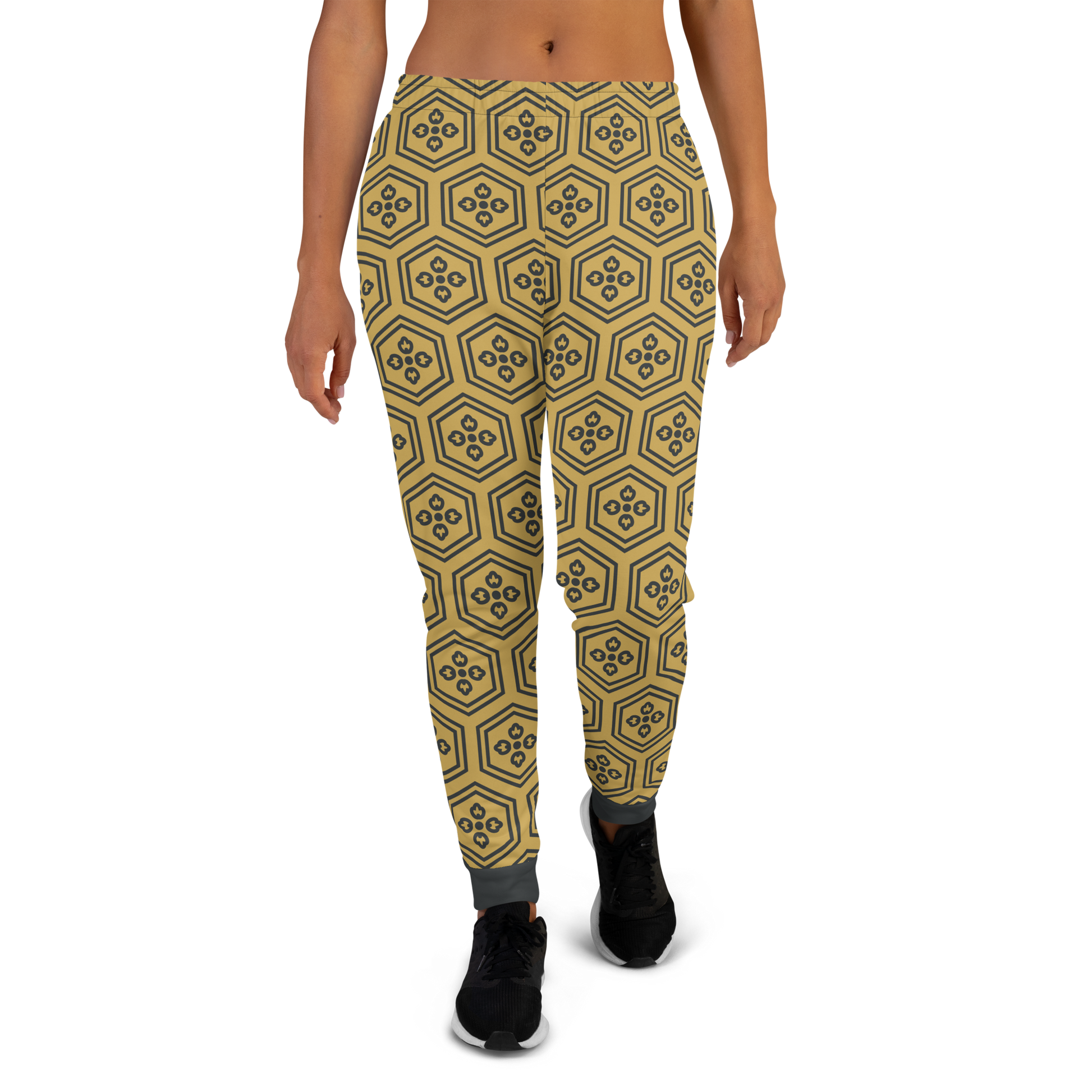 Gold Kikkou Women's Joggers - Oni Threads