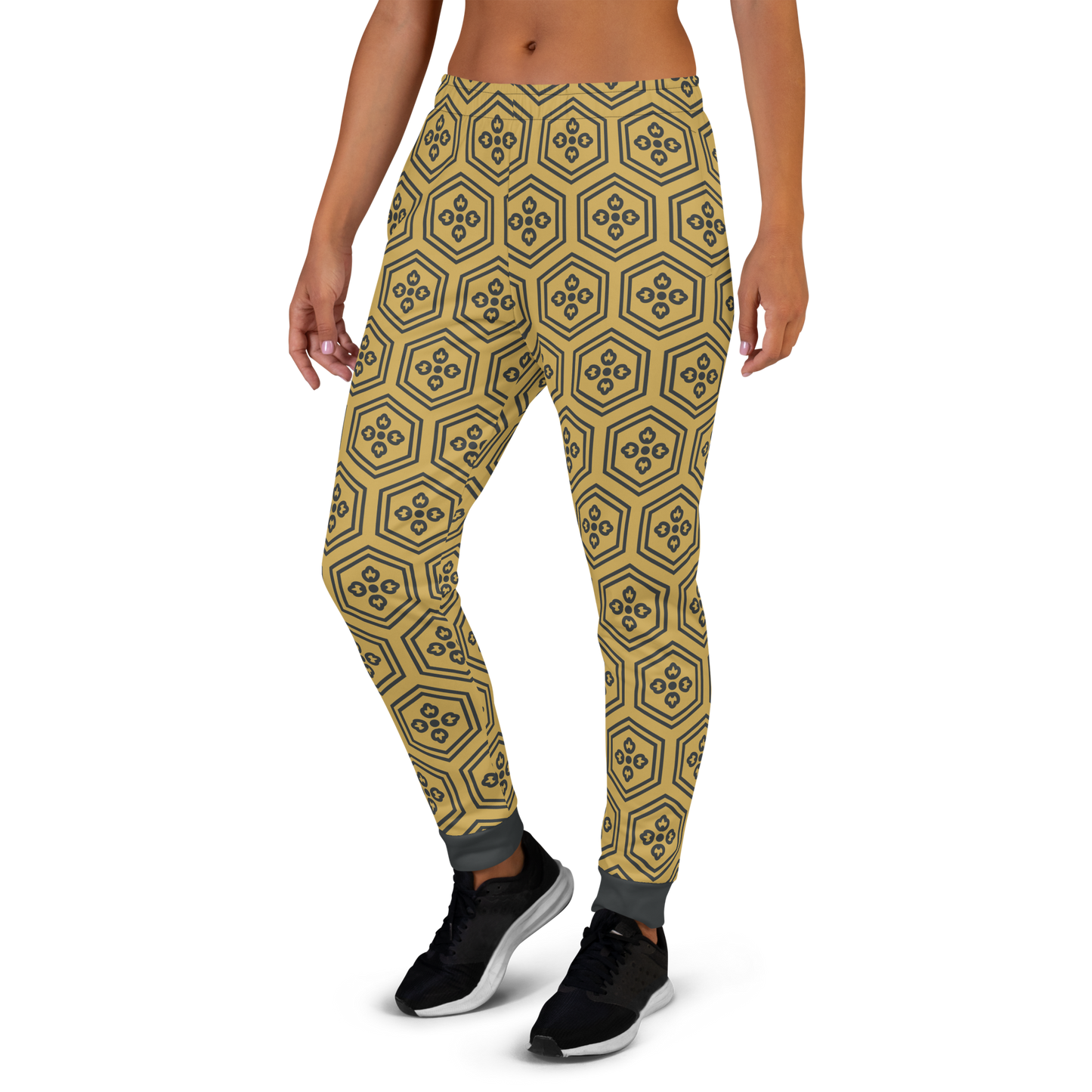 Gold Kikkou Women's Joggers - Oni Threads