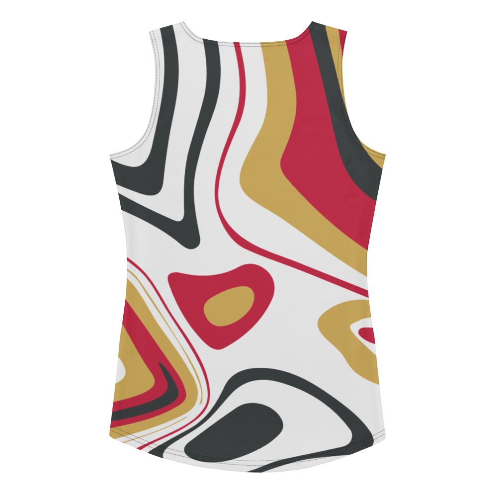 Samurai Suminagashi Tank Top - Oni Threads