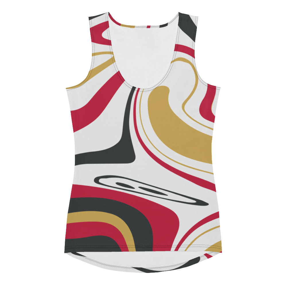 Samurai Suminagashi Tank Top - Oni Threads