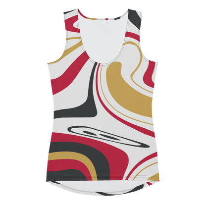 Samurai Suminagashi Tank Top - Oni Threads