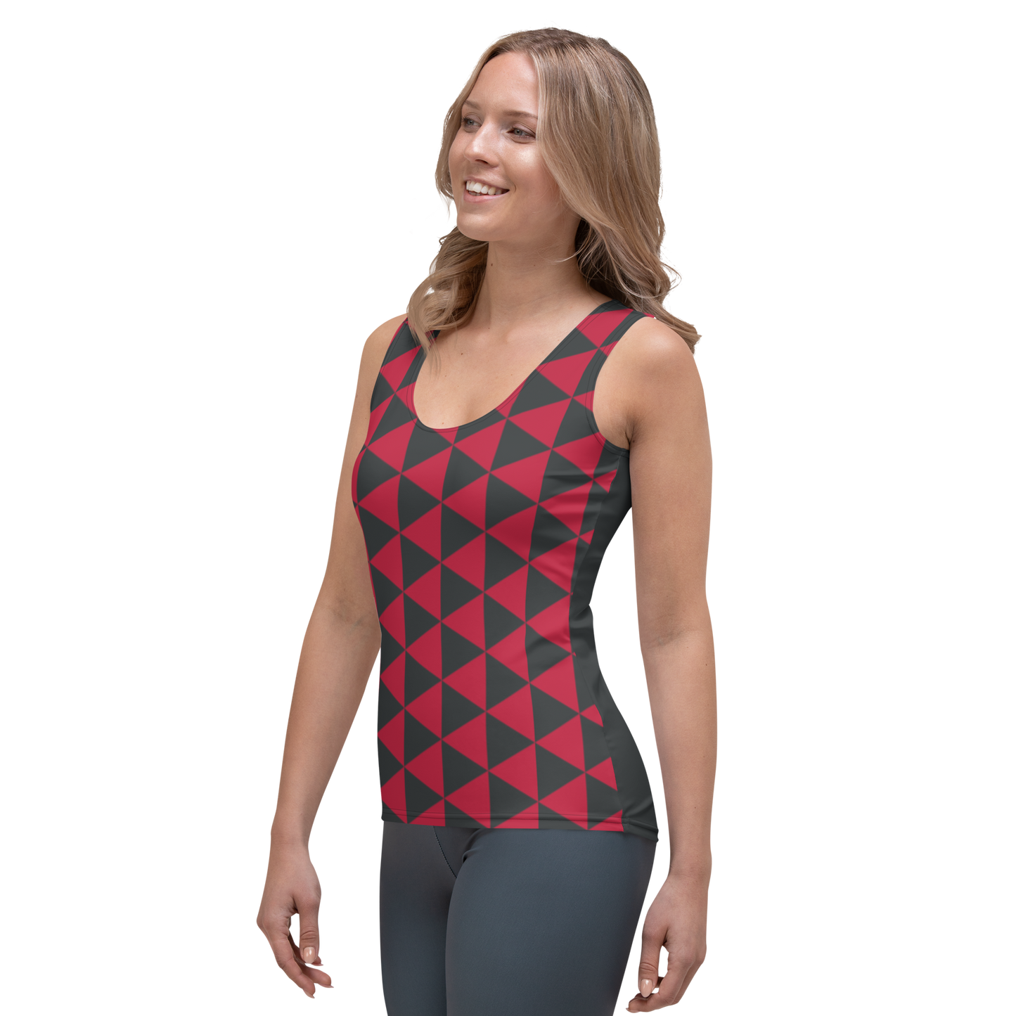 Red Uroko Women's Tank Top - Oni Threads