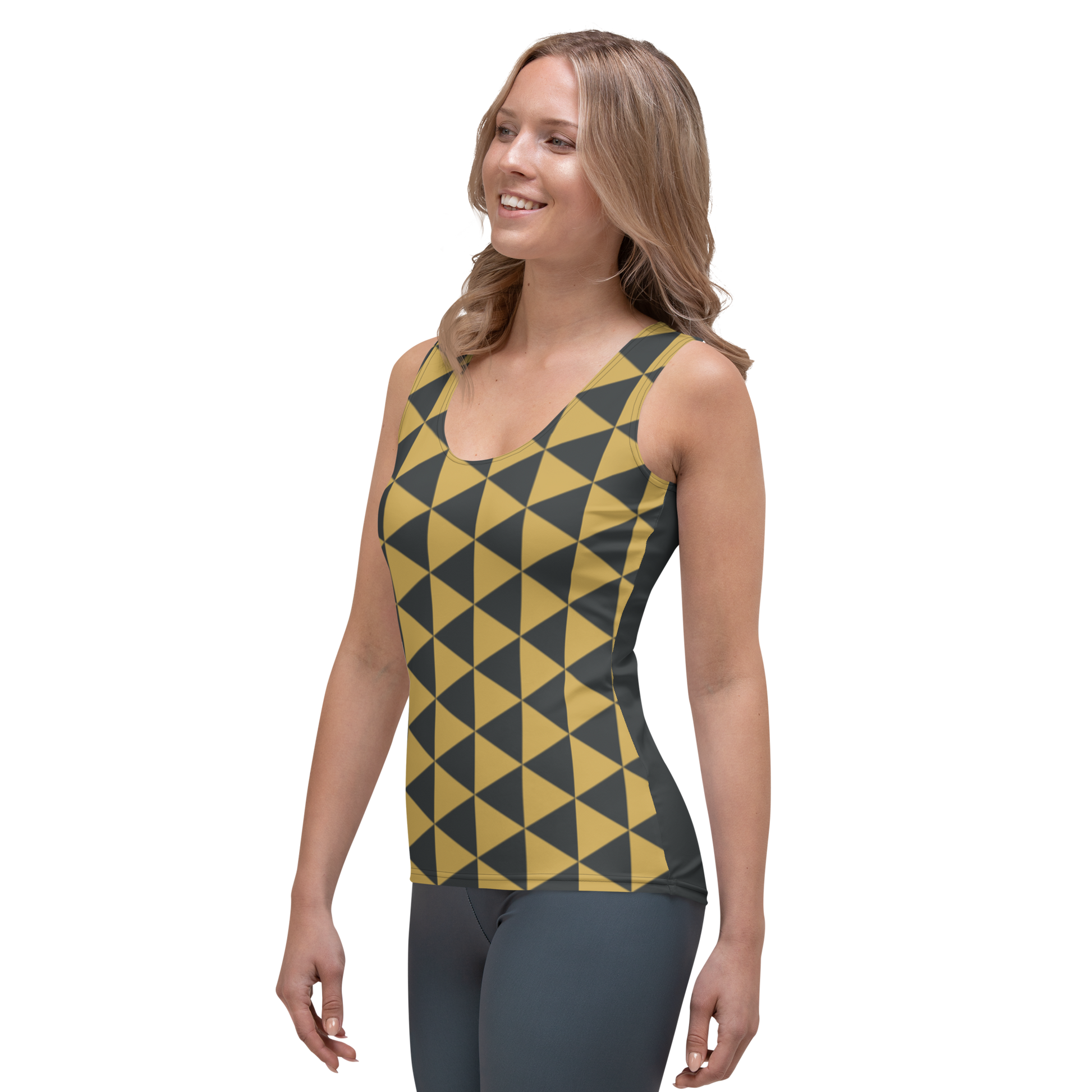 Gold Uroko Women's Tank Top - Oni Threads