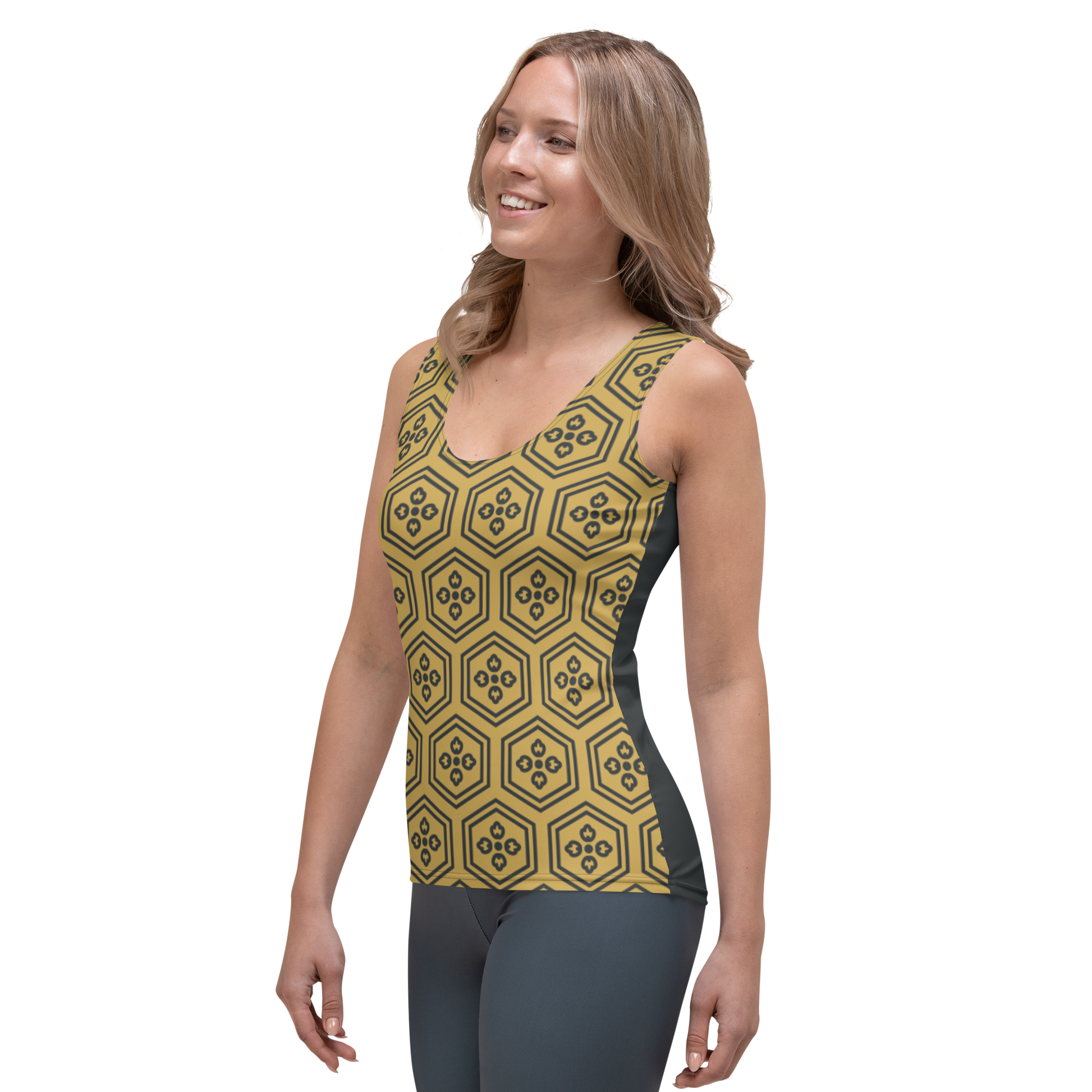 Gold Kikkou Women's Tank Top - Oni Threads