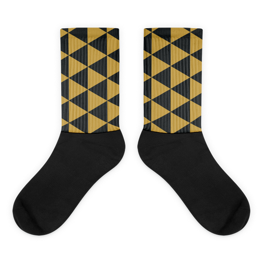 Gold Uroko Socks - Oni Threads