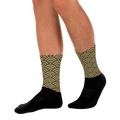 Gold Seigaiha Socks - Oni Threads