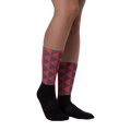 Red Uroko Socks - Oni Threads
