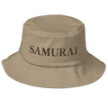 Seigaiha Samurai Old School Bucket Hat - Oni Threads