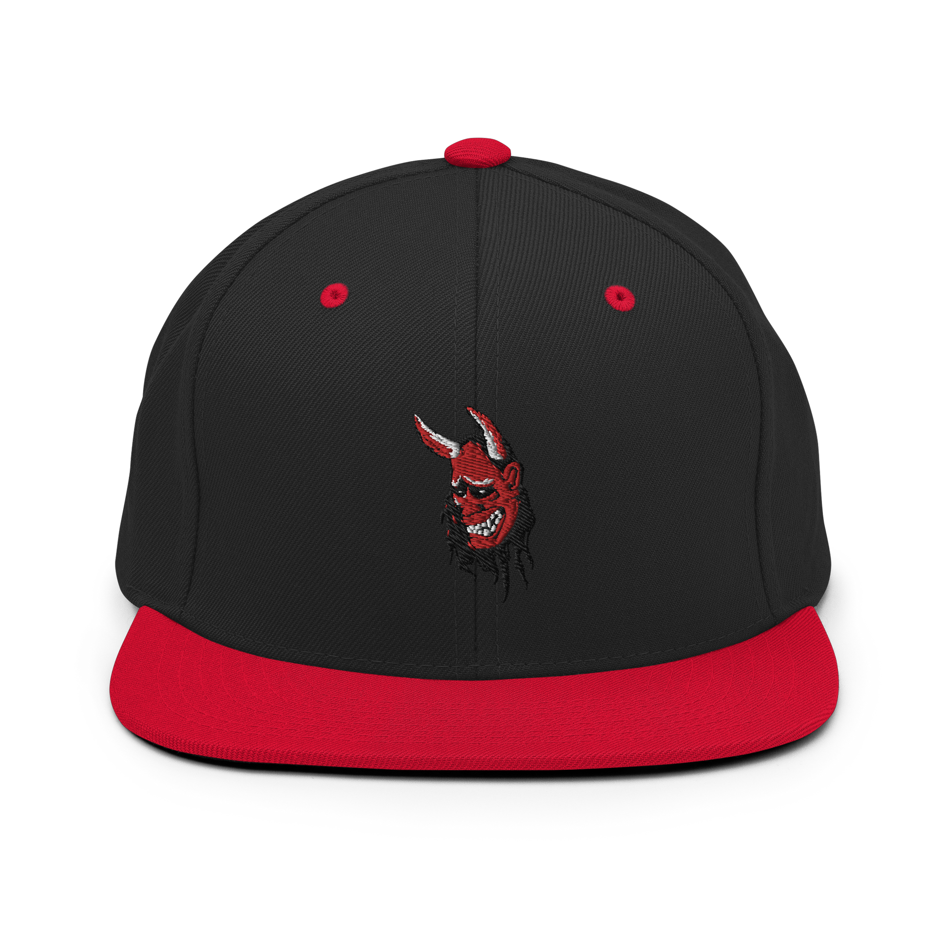 Japanese Demon Oni Mask Snapback Hat - Oni Threads