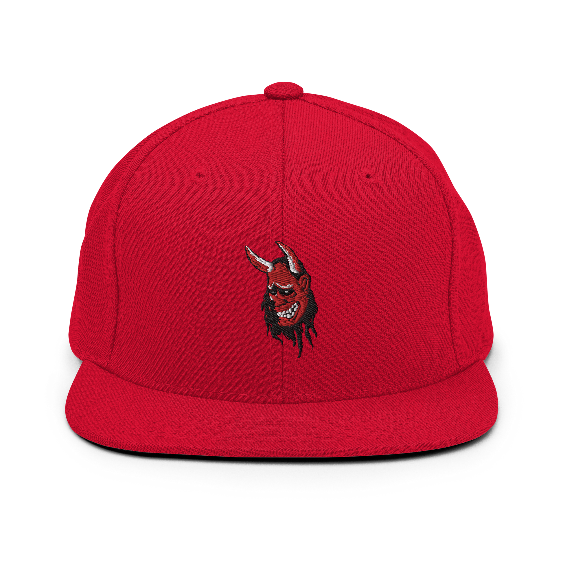 Japanese Demon Oni Mask Snapback Hat - Oni Threads