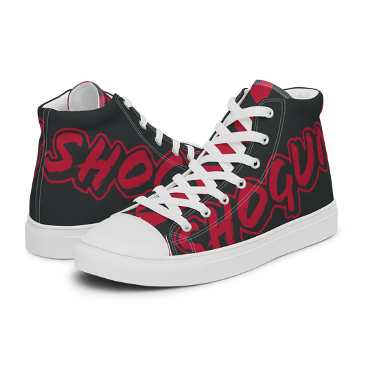 Shogun Men’s high top canvas shoes - Oni Threads