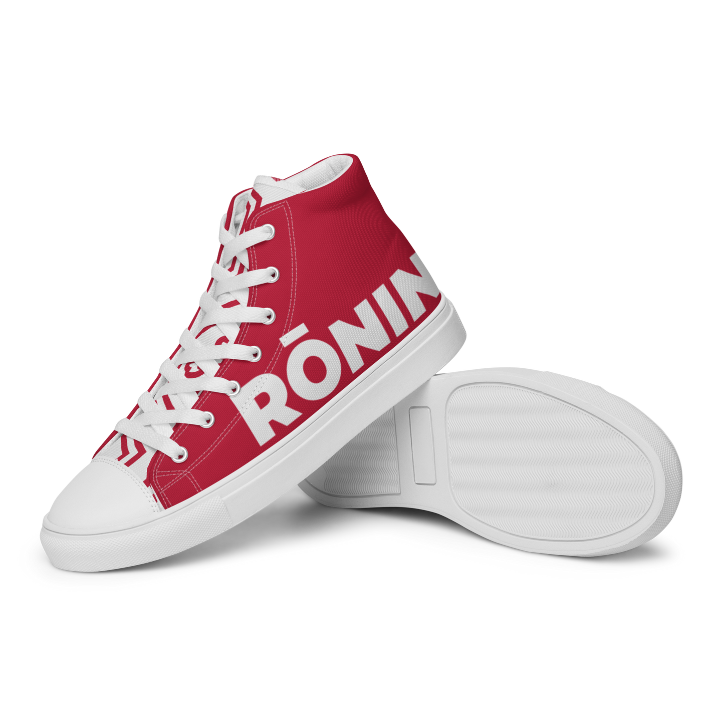 Ronin Men’s high top canvas shoes - Oni Threads