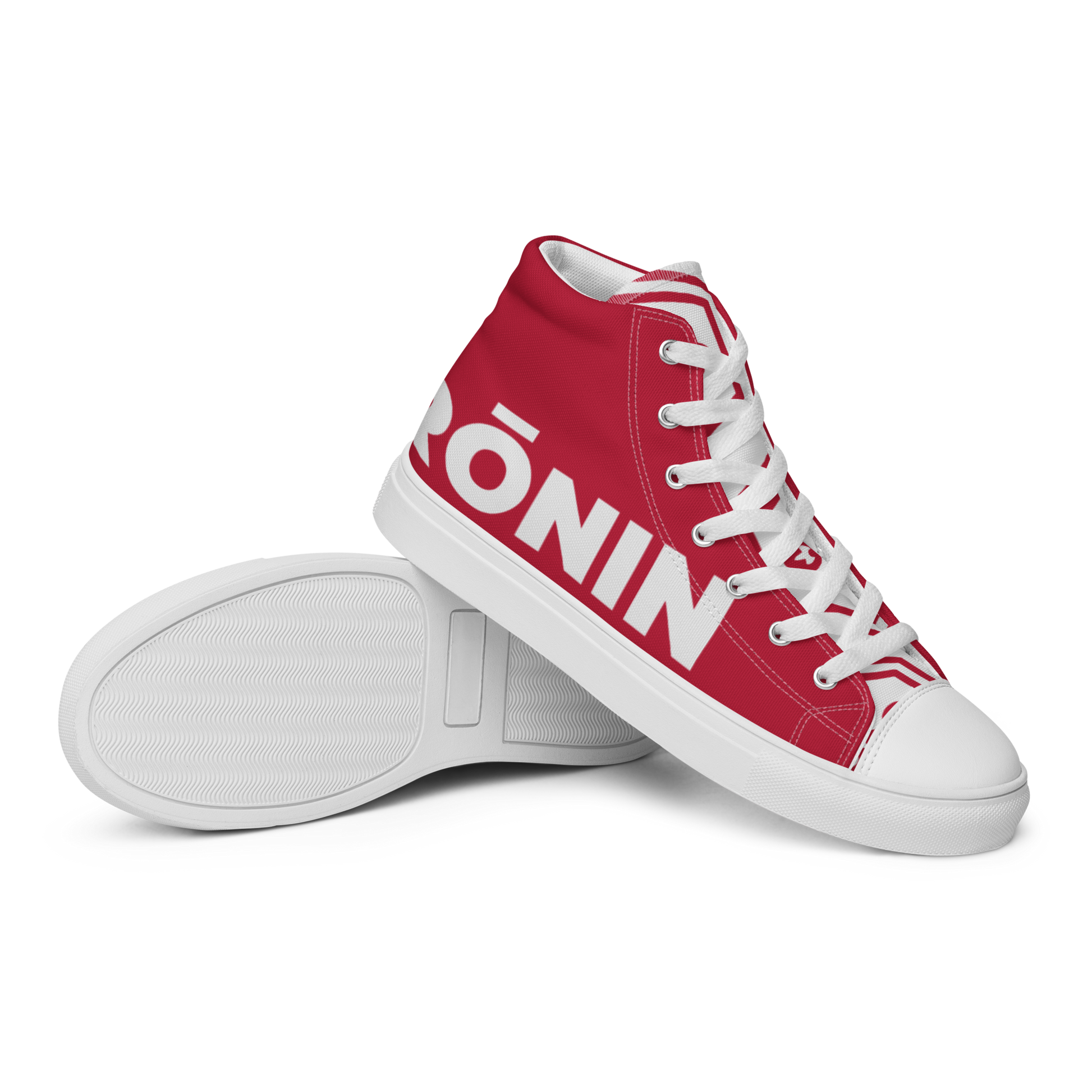 Ronin Men’s high top canvas shoes - Oni Threads