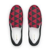 Red Uroko Men’s slip-on canvas shoes