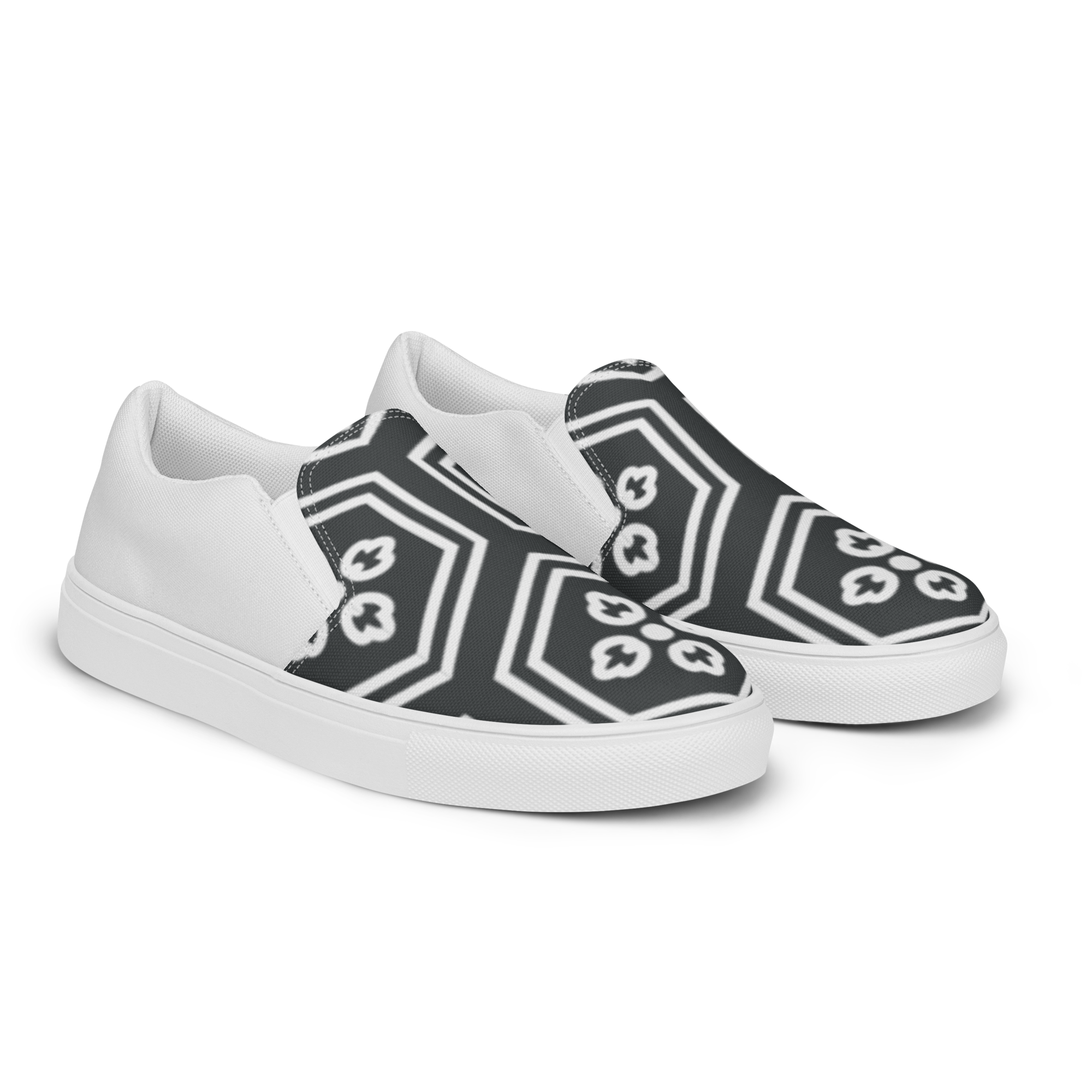 The Kikkou Men's slip-on canvas shoe - Oni Threads