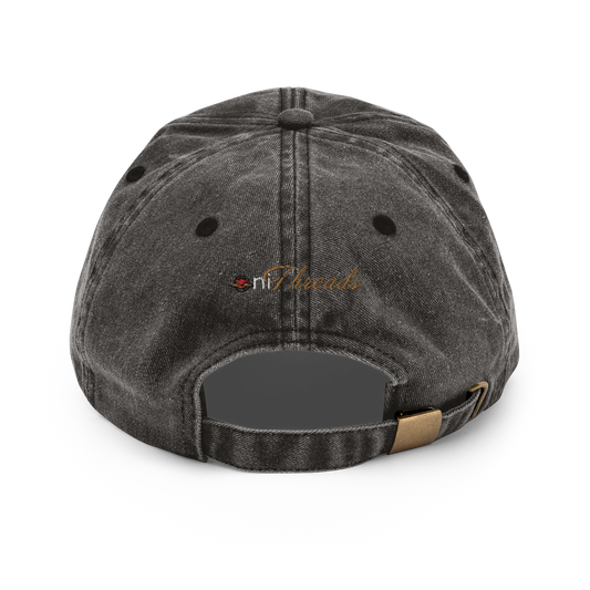 Japanese Demon Oni Full Color Vintage Hat - Oni Threads