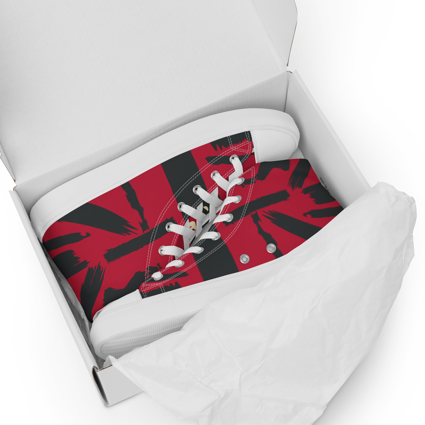 Japanese Demon Oni Mask Women’s high top canvas shoes - Oni Threads