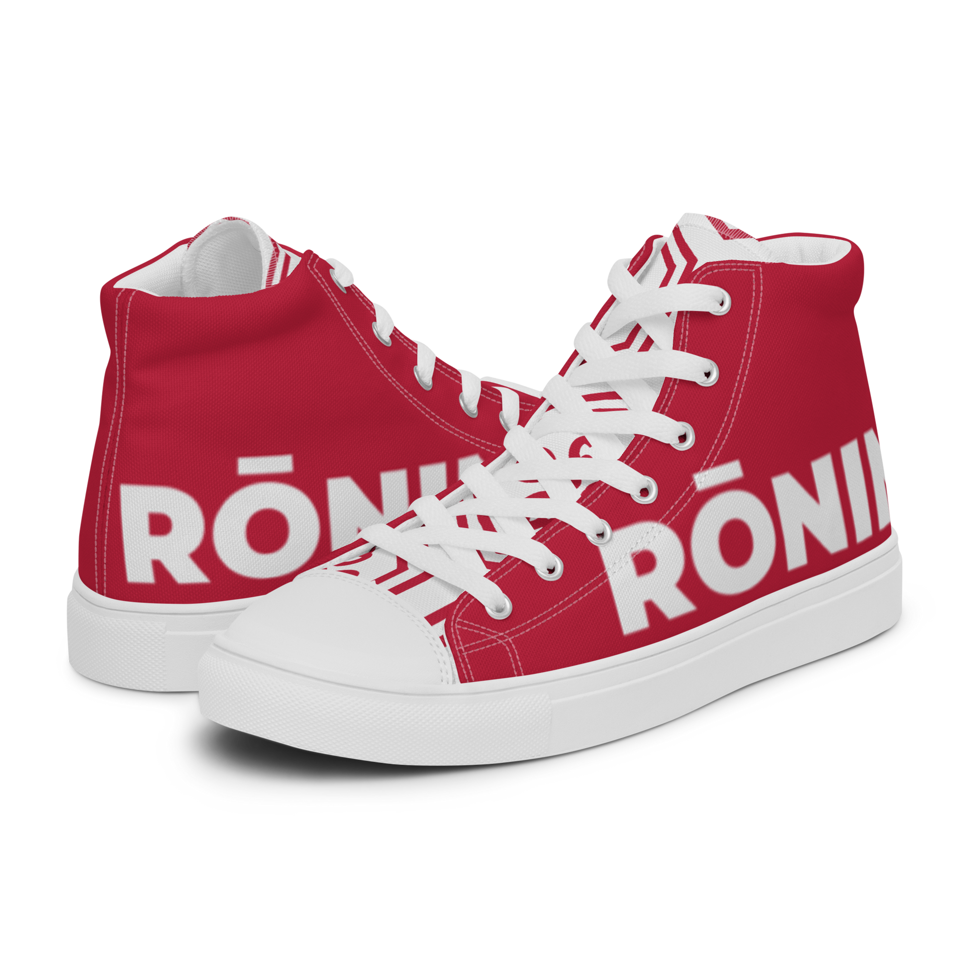 Ronin Women’s high top canvas shoes - Oni Threads