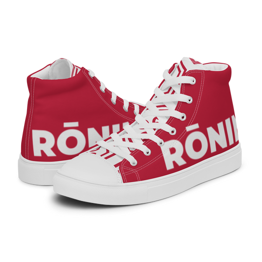 Ronin Women’s high top canvas shoes - Oni Threads