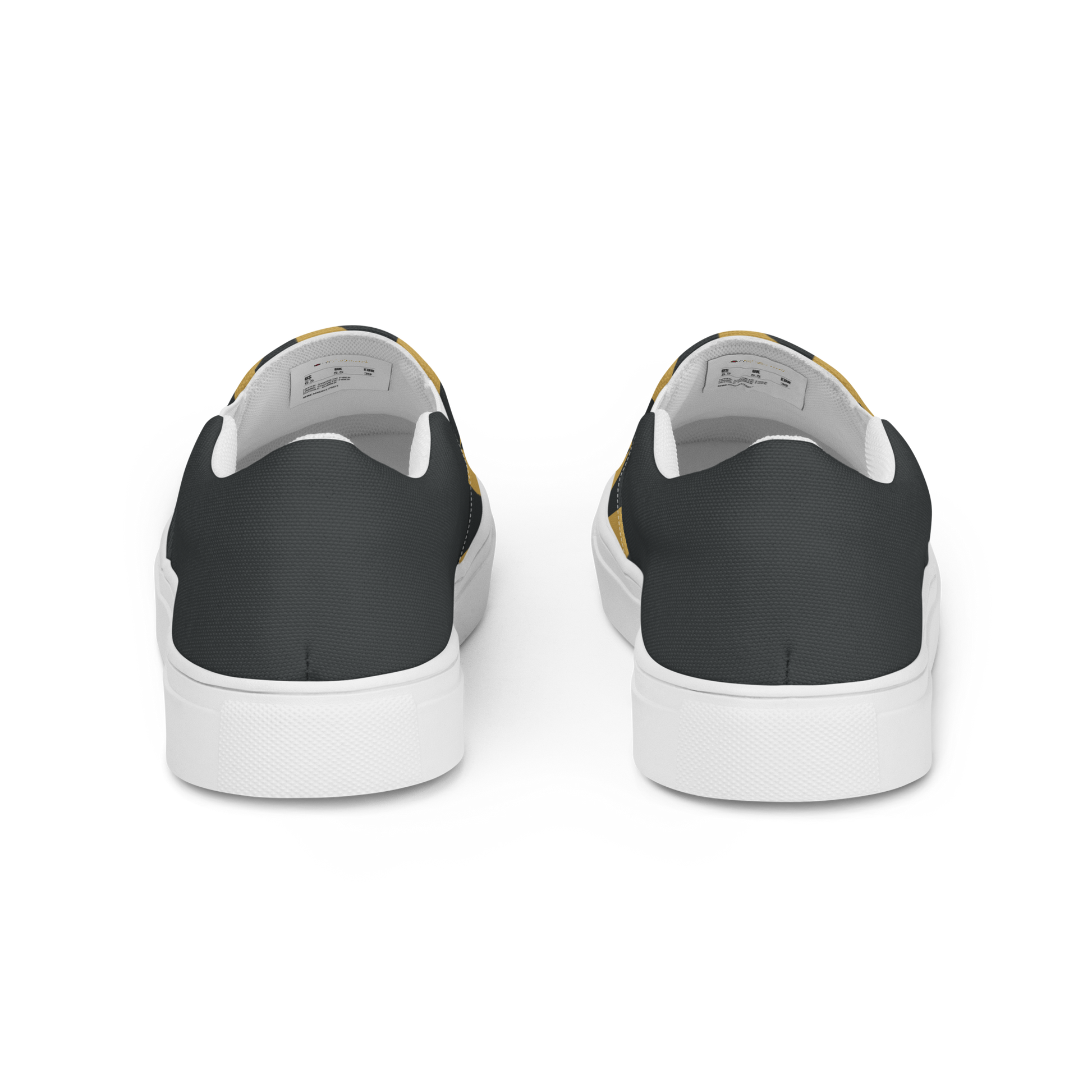Gold Uroko Women’s slip-on canvas shoes - Oni Threads